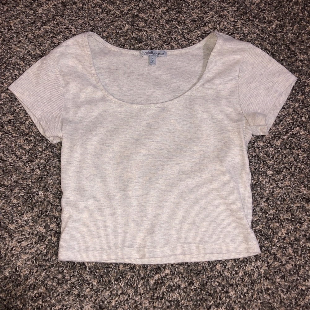 Short sleeve crop top